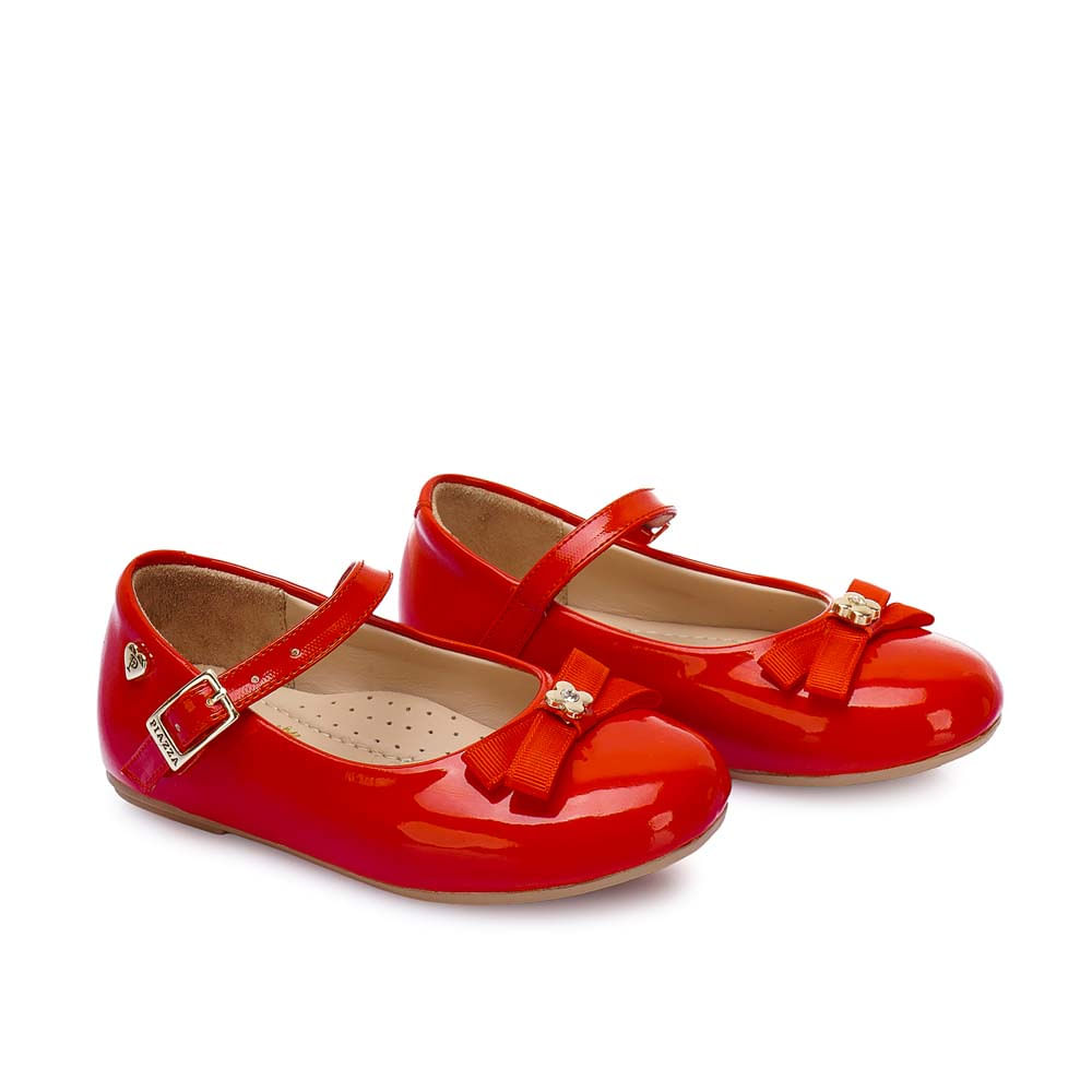 Zapato Ballerina Casual MADIS-2524 Rojo Piazza Kids - Imagen 8