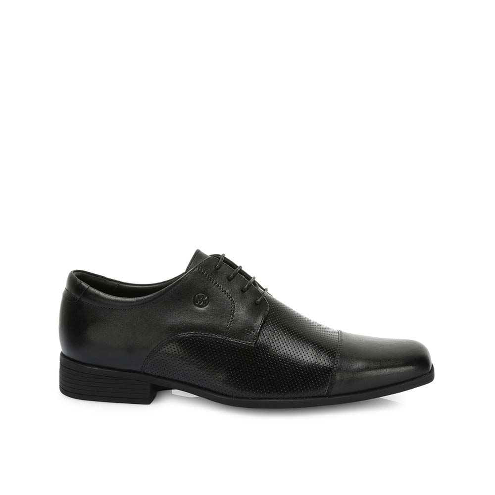 Zapato Derby Casual EDER-2504 Negro Viale Homme Cuero - Imagen 5