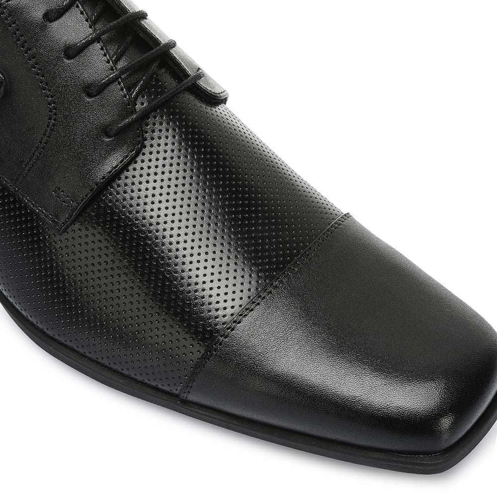 Zapato Derby Casual EDER-2504 Negro Viale Homme Cuero - Imagen 6