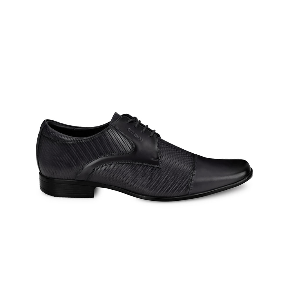 Zapato Derby Vestir VEM-002 Negro Calimod Cuero - Imagen 5