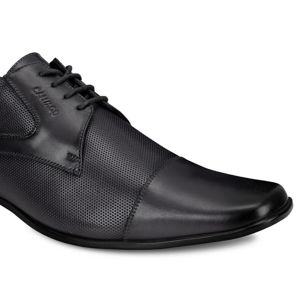 Zapato Derby Vestir VEM-002 Negro Calimod Cuero - Imagen 15