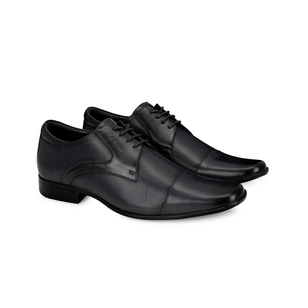 Zapato Derby Vestir VEM-002 Negro Calimod Cuero - Imagen 12