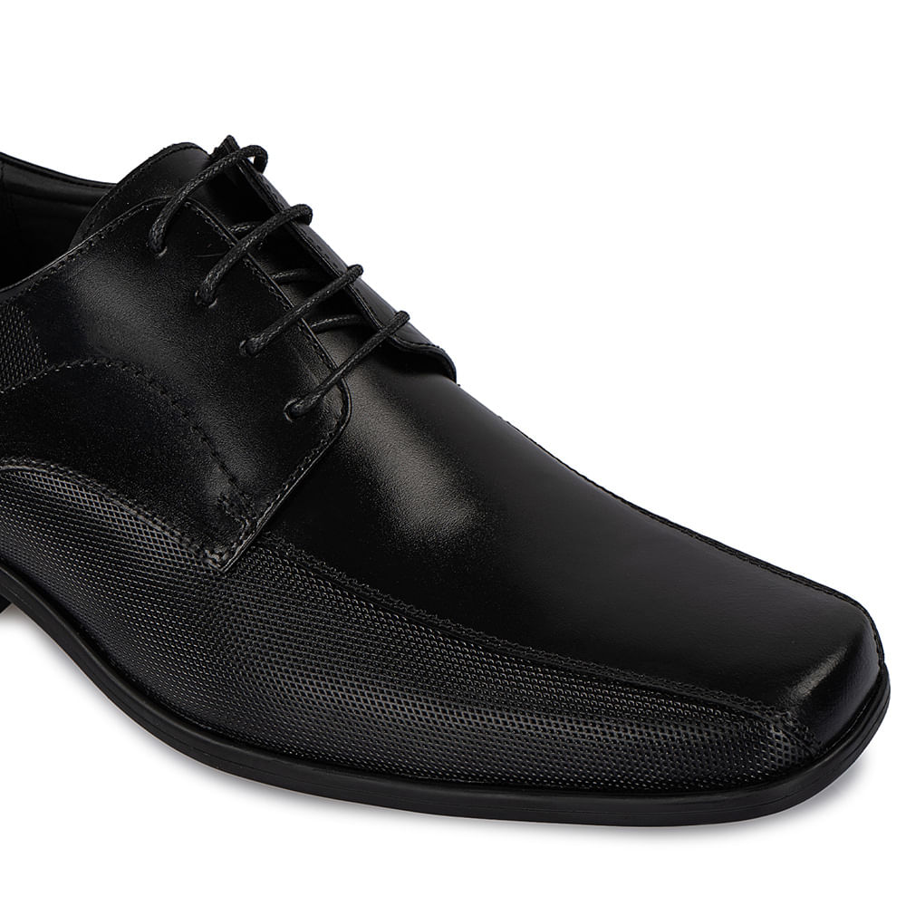 Zapato Derby Vestir MATEO-068 Negro Viale Homme Cuero - Imagen 3