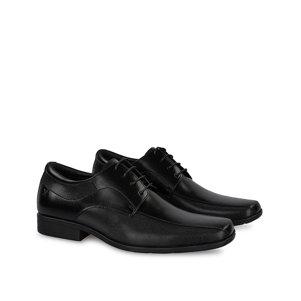 Zapato Derby Vestir MATEO-068 Negro Viale Homme Cuero - Imagen 4