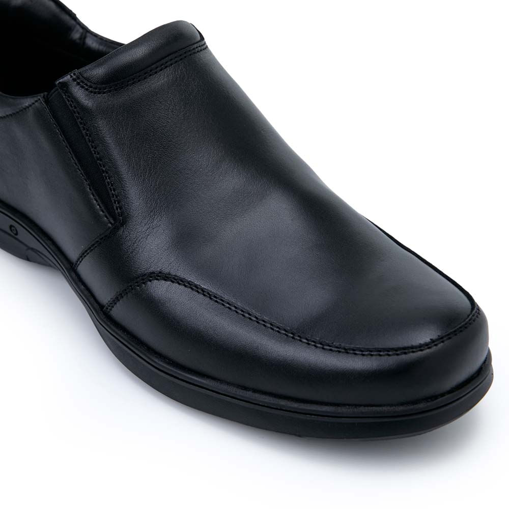 Zapato Escolar Mocasín Casual PEPE-2508 NEGRO Viale Homme Cuero - Imagen 2