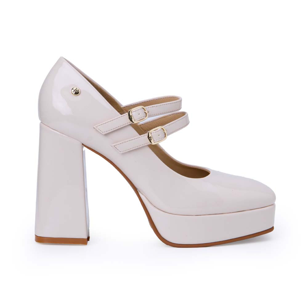 Zapato Maryjane Casual WAL-2554 Hueso Piazza - Imagen 5