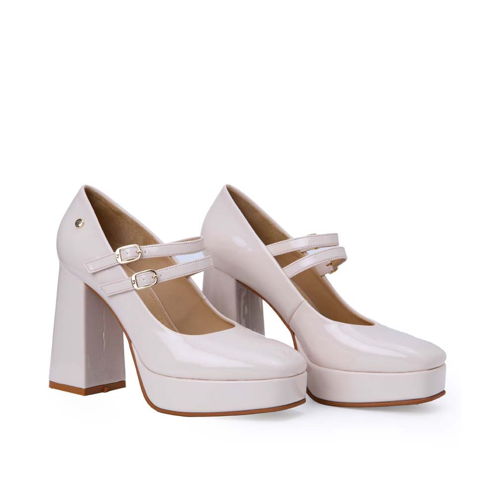 Zapato Maryjane Casual WAL-2554 Hueso Piazza - Imagen 8