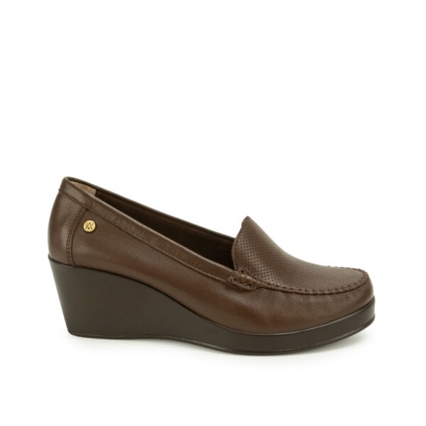 Zapato Mocasín Casual DOM-2601 Marron Viale Cuero