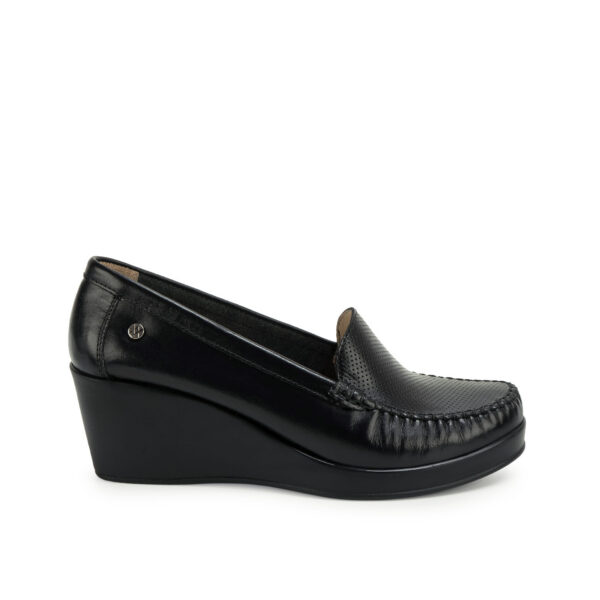 Zapato Mocasín Casual DOM-2601 Negro Viale Cuero
