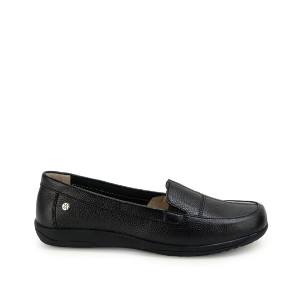 Zapato Mocasín Casual DOM-2602 Negro Viale Cuero