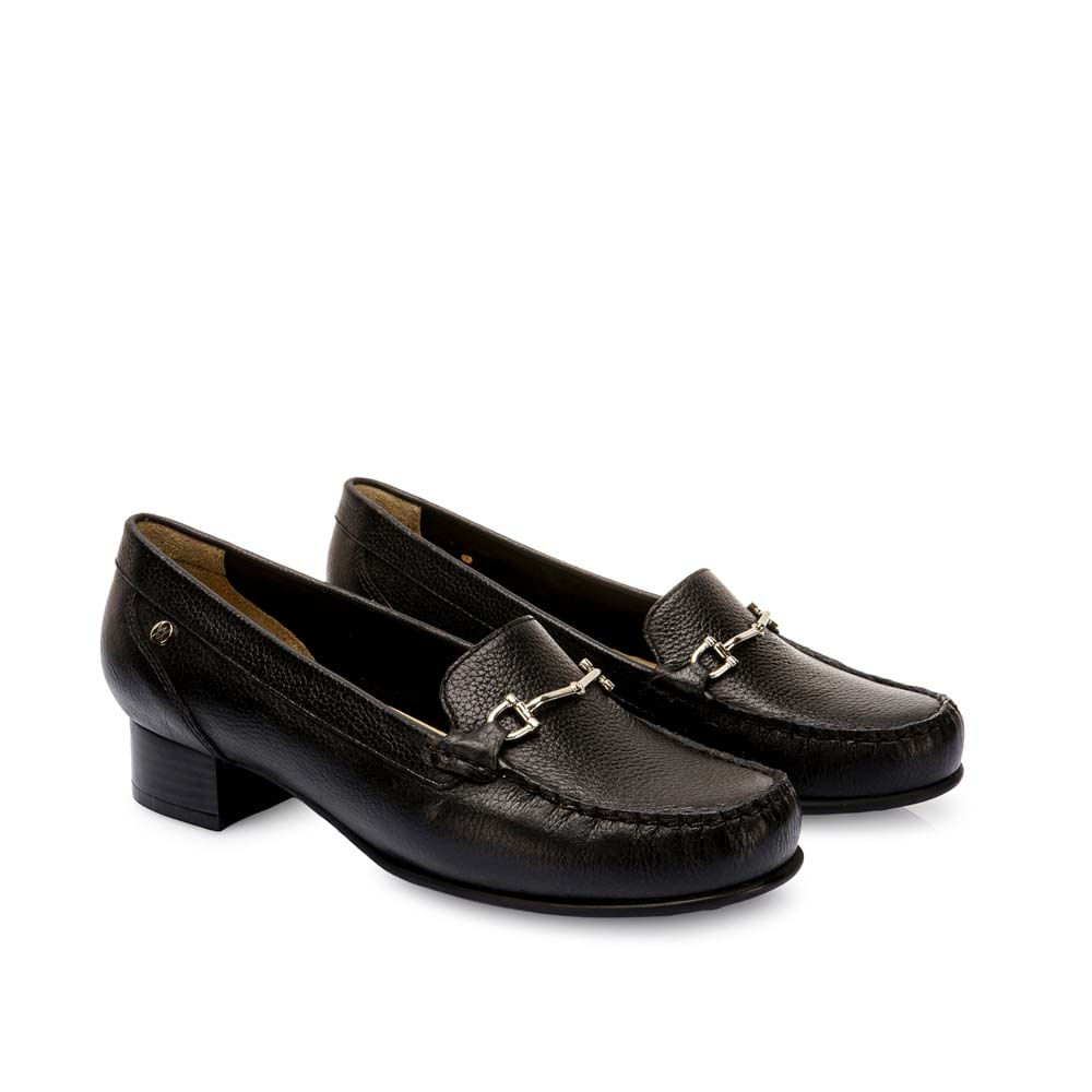 Zapato Mocasín Casual DENI-2519 Negro Viale Cuero - Imagen 4