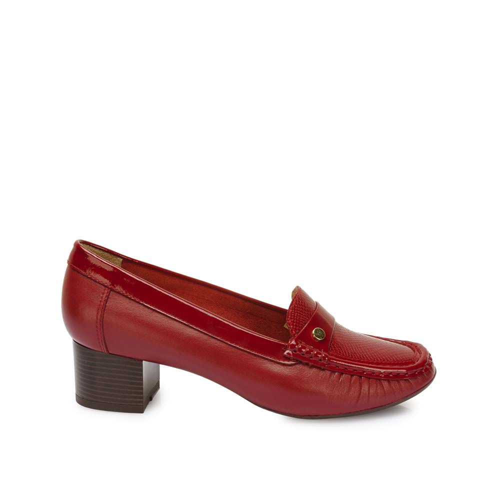 Zapato Mocasín Vestir DENI-2514 Cramberry Viale Cuero - Imagen 9