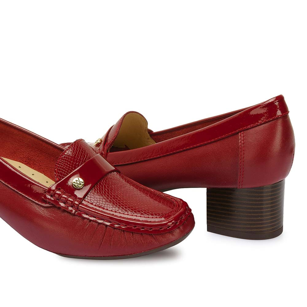 Zapato Mocasín Vestir DENI-2514 Cramberry Viale Cuero - Imagen 14
