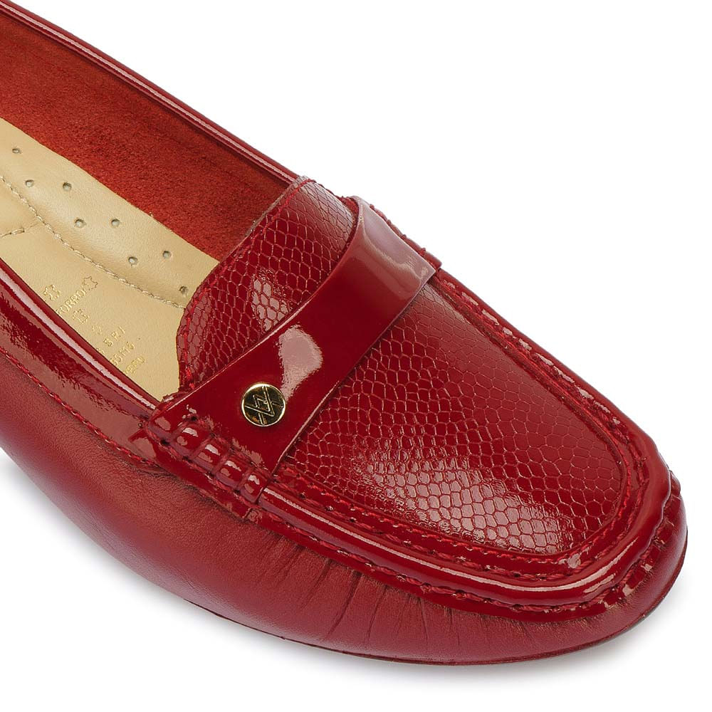 Zapato Mocasín Vestir DENI-2514 Cramberry Viale Cuero - Imagen 15
