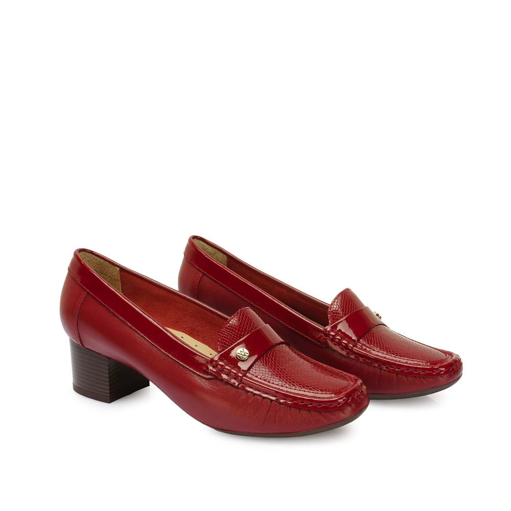Zapato Mocasín Vestir DENI-2514 Cramberry Viale Cuero - Imagen 12