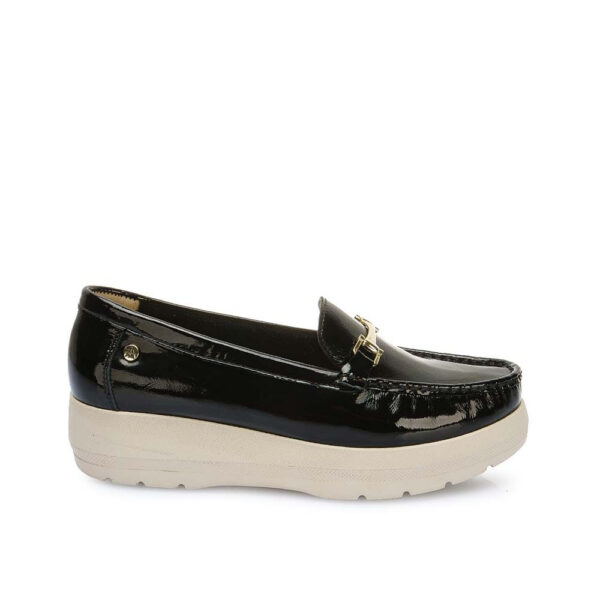 Zapato Mocasín Casual DOM-2508 Negro Viale Cuero