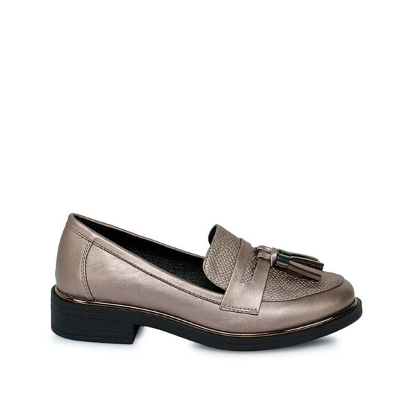 Zapato Mocasín Casual ELI-2410 Pewter ADV