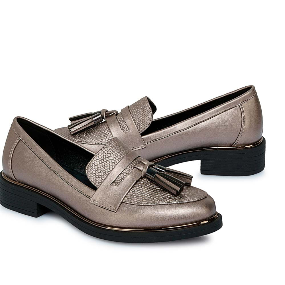 Zapato Mocasín Casual ELI-2410 Pewter ADV - Imagen 3