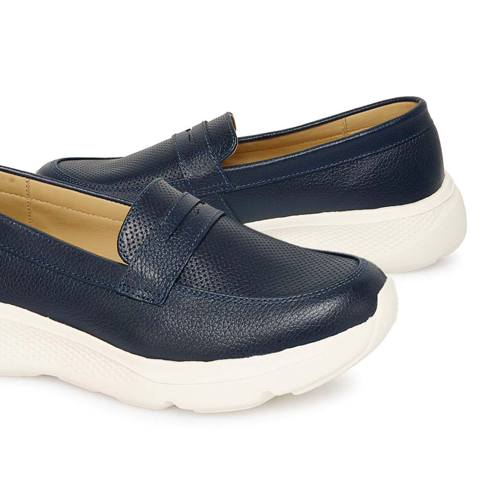 Zapato Mocasín Casual REC-2513 Patriot/Azul Viale Cuero - Imagen 3