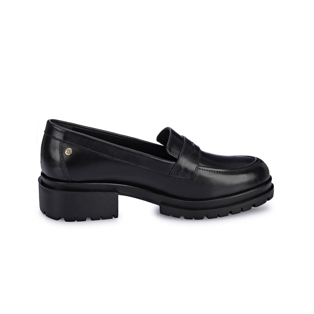 Zapato Mocasín Casual TASTE-2302 Negro Viale Cuero
