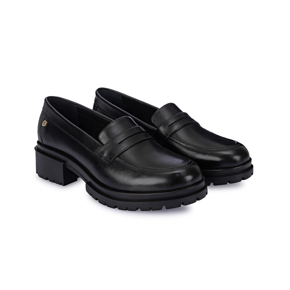 Zapato Mocasín Casual TASTE-2302 Negro Viale Cuero - Imagen 4