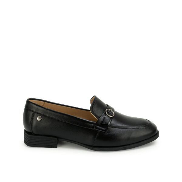 Zapato Mocasín Casual LE-2615 Negro Viale Cuero