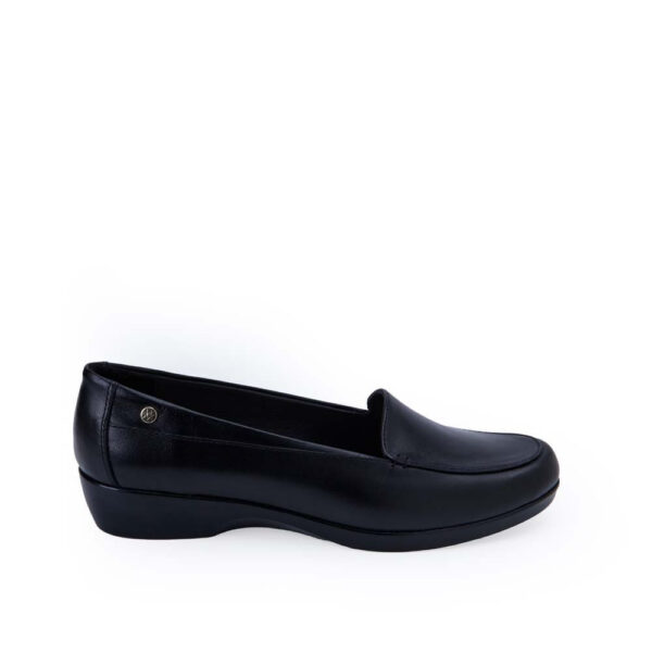Zapato Mocasín Casual AVE-2504 Negro Viale Cuero