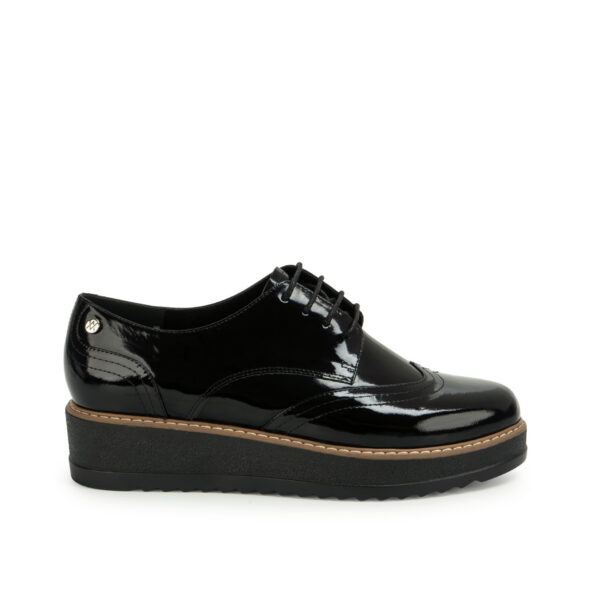Zapato Oxford Casual TATI-2667 Negro Viale Cuero
