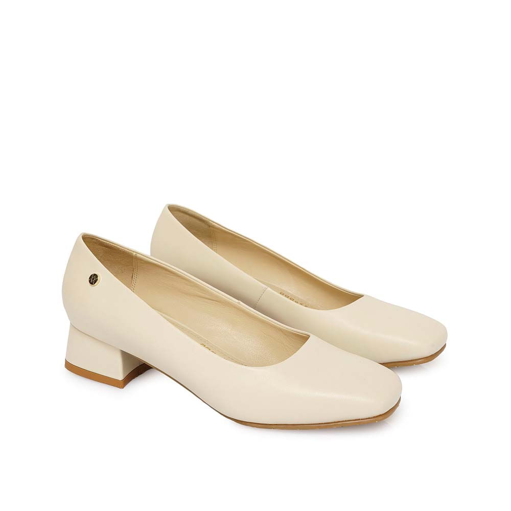 Zapato Reina Vestir ROSY-2502 Vainilla Viale Cuero - Imagen 8
