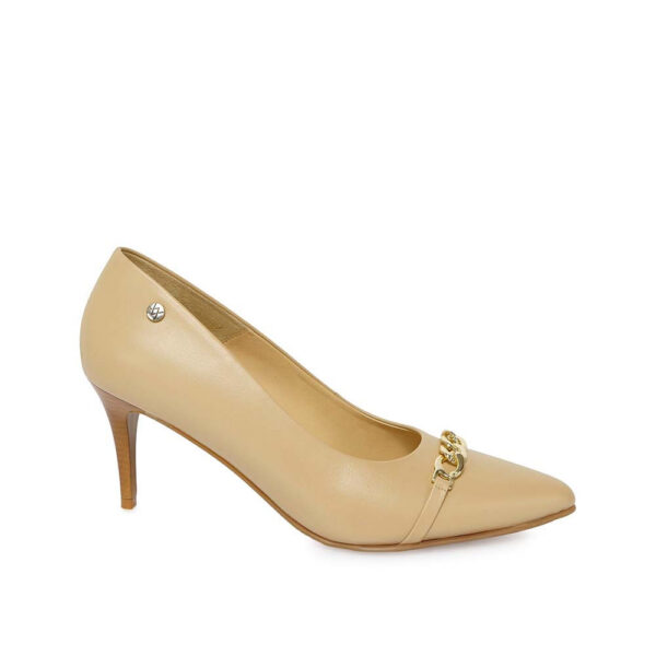 Zapato Reina Vestir TERI-2540 Sand Viale Cuero