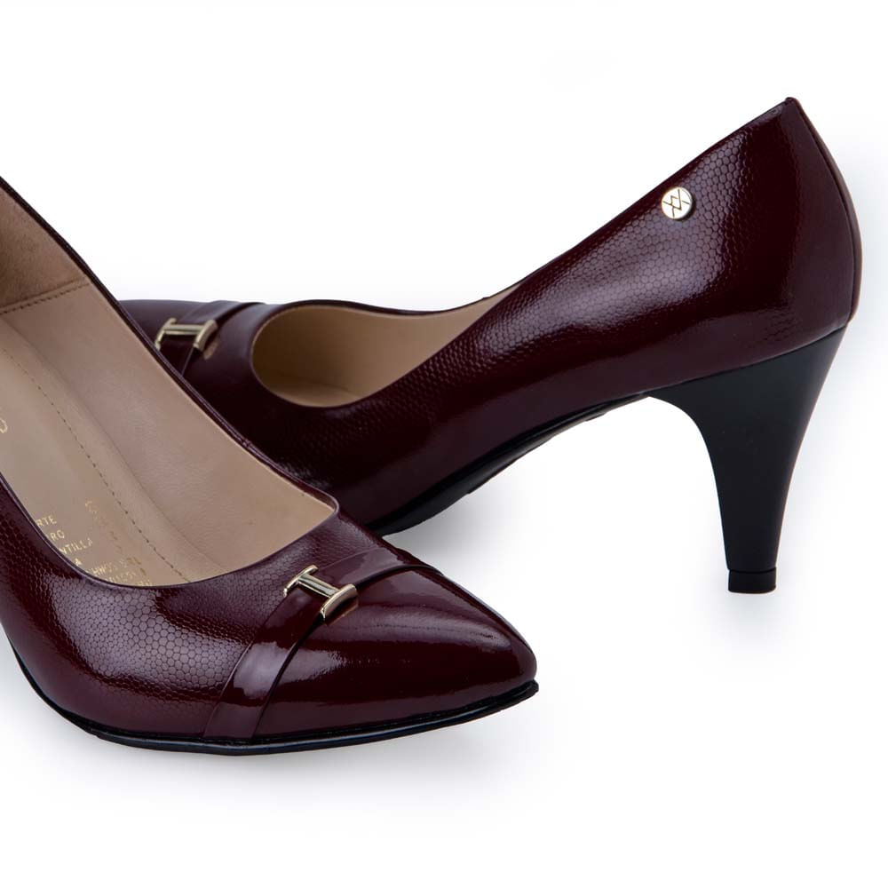Zapato Reina Casual TATI-2524 Cherlaq Viale Cuero - Imagen 3