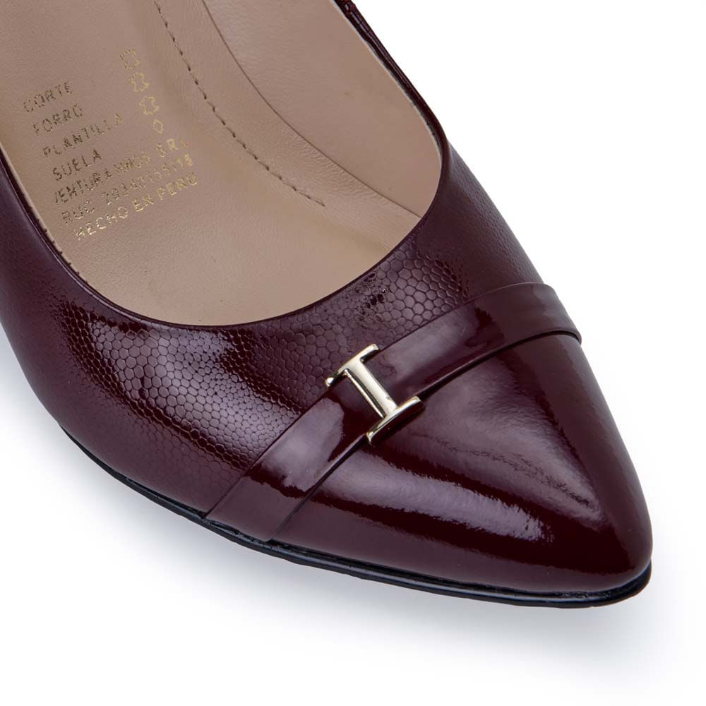 Zapato Reina Casual TATI-2524 Cherlaq Viale Cuero - Imagen 2