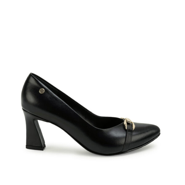 Zapato Reina Vestir TATI-2663 Negro Viale Cuero
