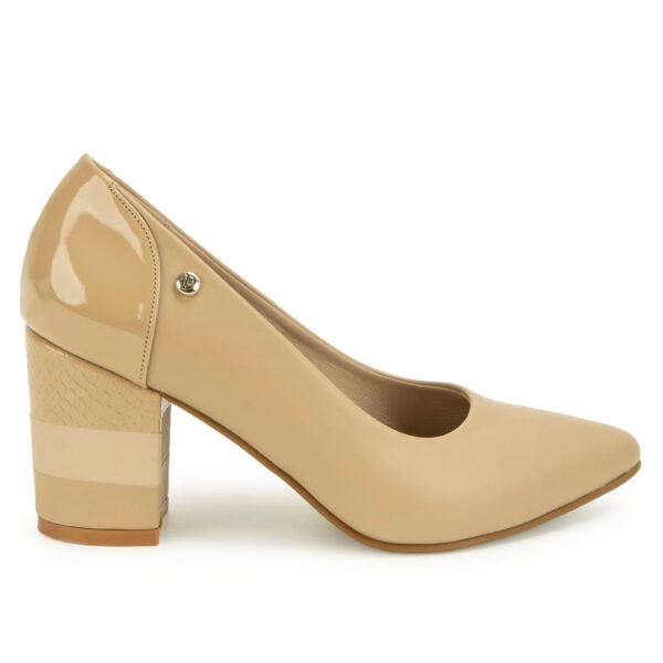 Zapato Stiletto Casual DON-2640 Beige Piazza