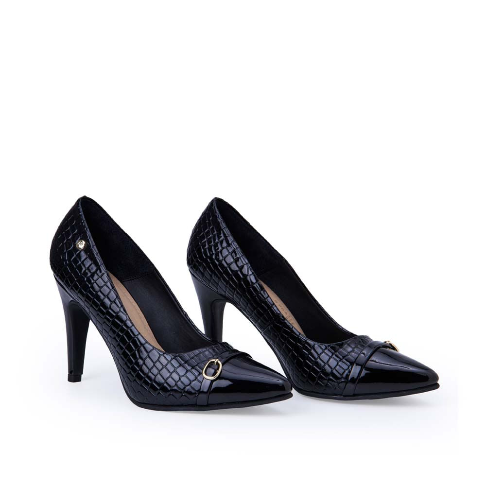 Zapato Stiletto Casual KATHE-2536 Negro Piazza - Imagen 4