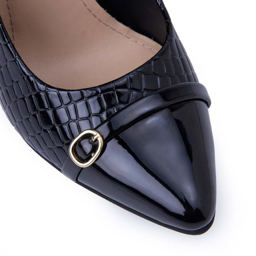 Zapato Stiletto Casual KATHE-2536 Negro Piazza - Imagen 2