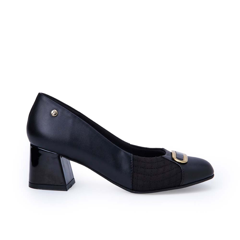 Zapato Stiletto Casual WAL-2557 Negro Piazza - Imagen 5