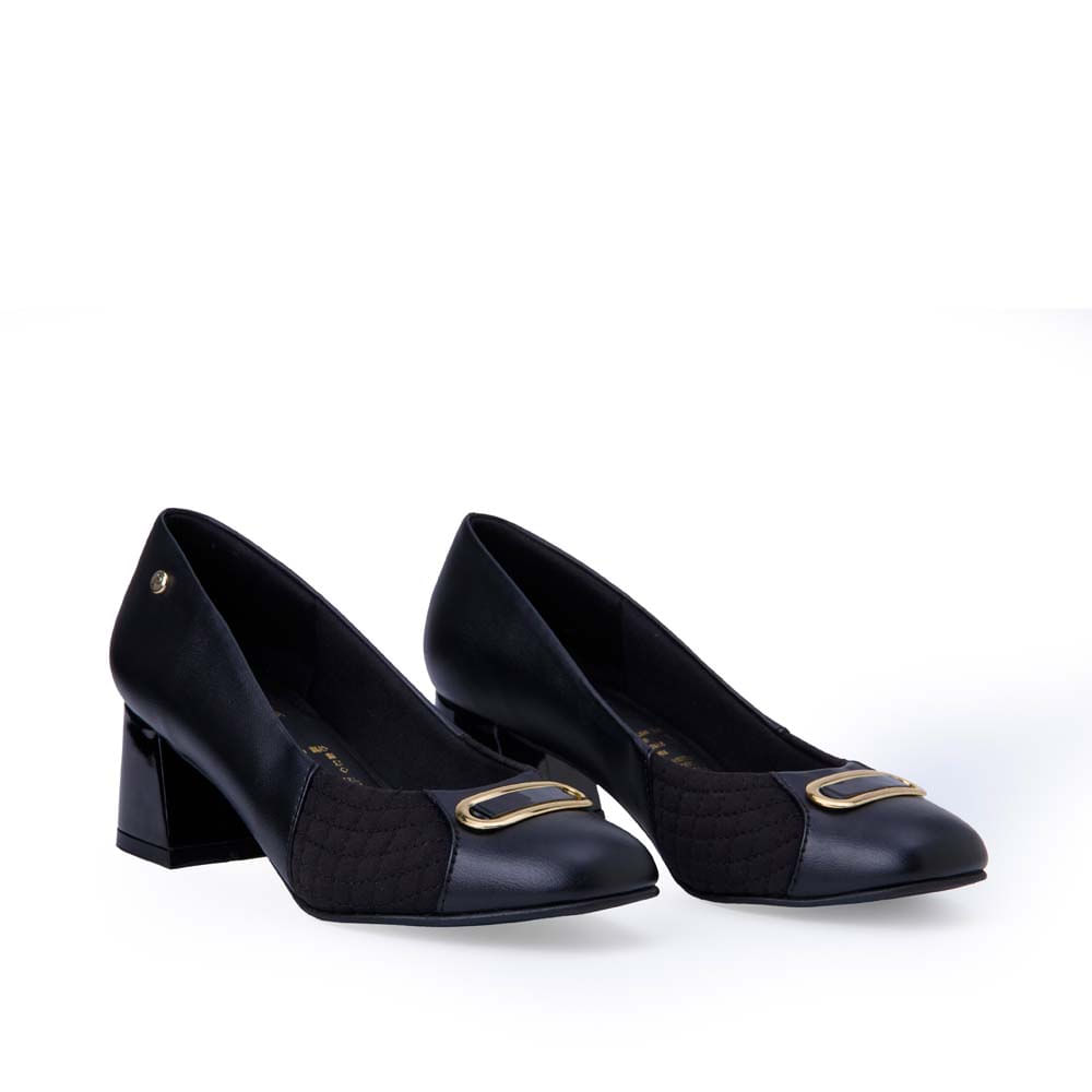 Zapato Stiletto Casual WAL-2557 Negro Piazza - Imagen 4
