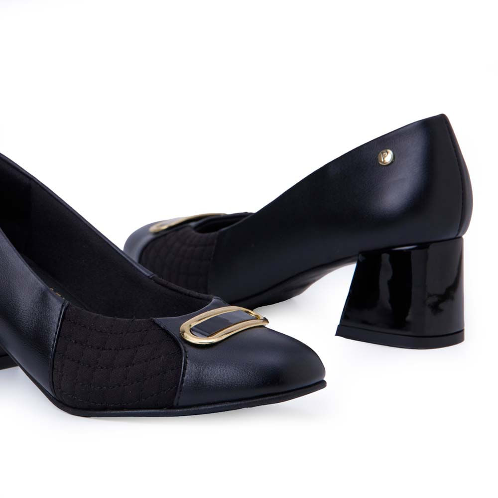Zapato Stiletto Casual WAL-2557 Negro Piazza - Imagen 7