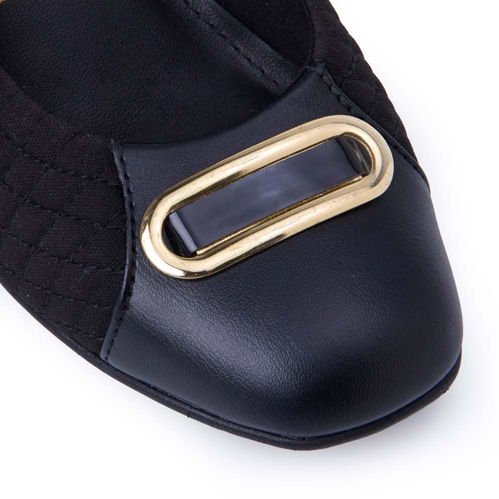 Zapato Stiletto Casual WAL-2557 Negro Piazza - Imagen 2