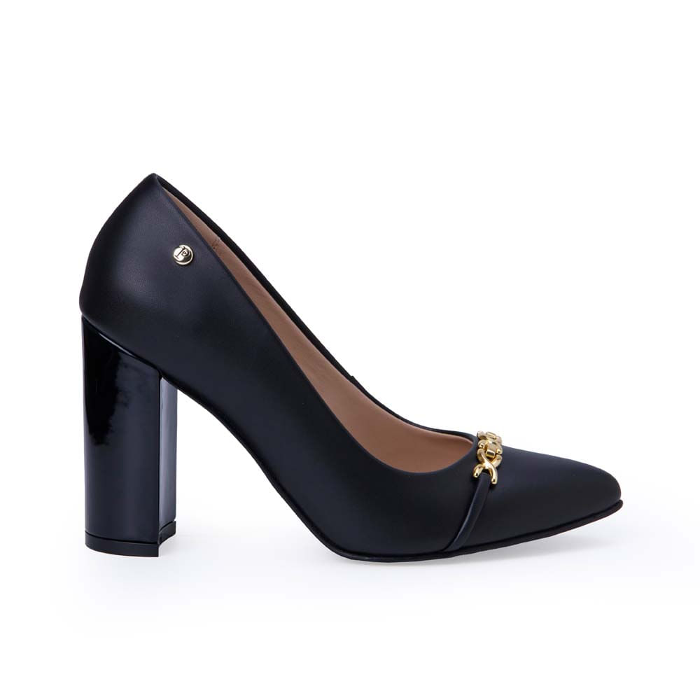 Zapato Stiletto Casual DON-2529 Negro Piazza - Imagen 9