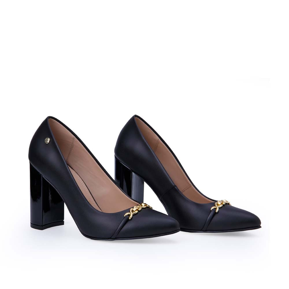 Zapato Stiletto Casual DON-2529 Negro Piazza - Imagen 16