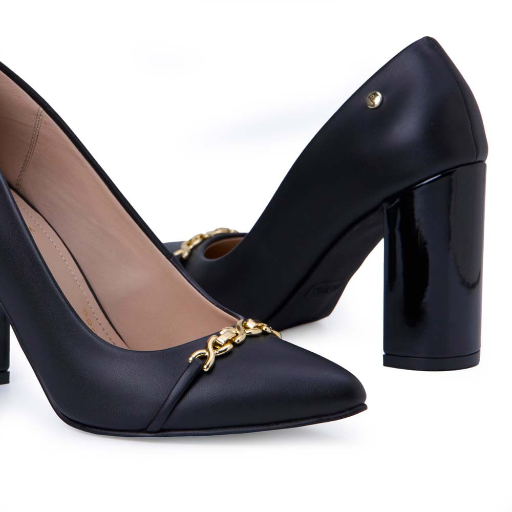 Zapato Stiletto Casual DON-2529 Negro Piazza - Imagen 7