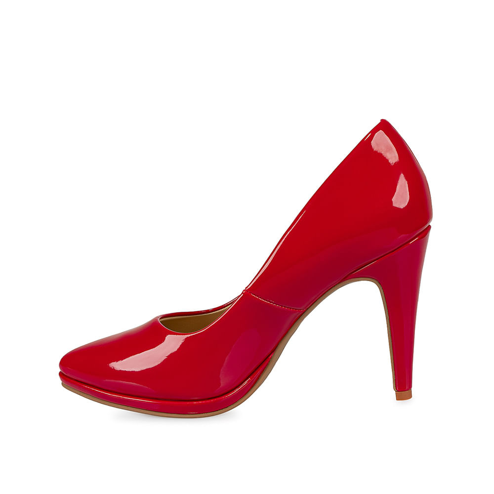 Zapato Stiletto Vestir KATHE-019 Rojo Piazza - Imagen 2